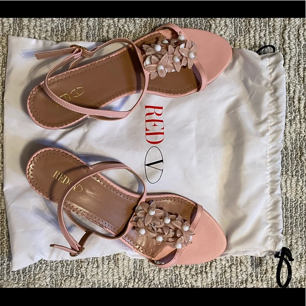 RED by Valentino Pink Strappy Heels EU 39. EUC - Picture 11 of 12